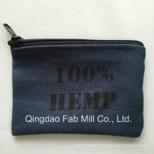 Tecido de cânhamo feito bolsa de mudança para promoção ou presente (HCP16)